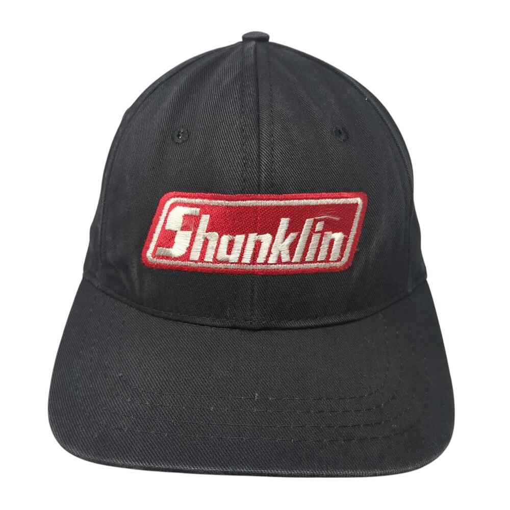 Shanklin Slideback Hat Black One Size Adjustable Leather Strap Cali Fame
